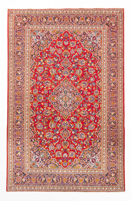 Alfombra persa - Keshan - 345 x 227 cm - rojo