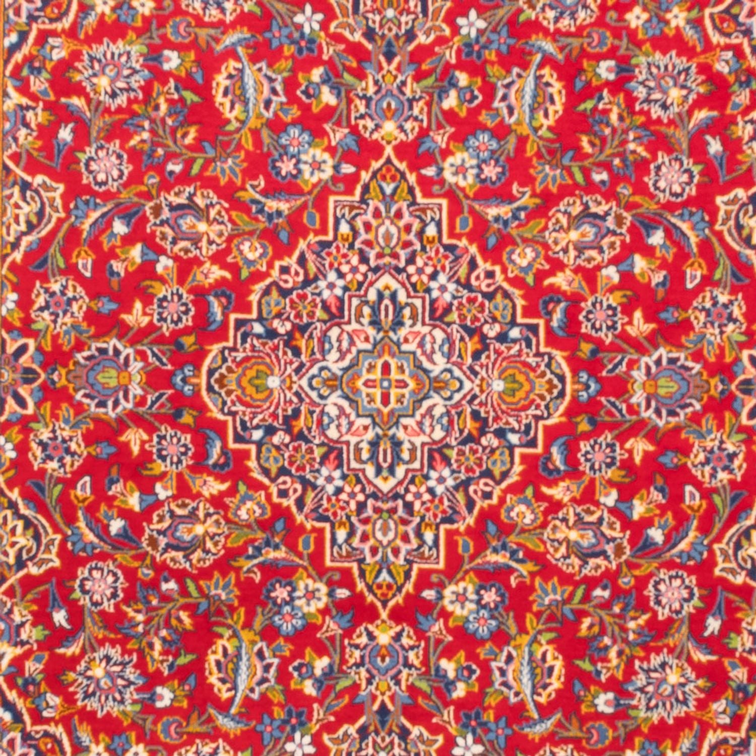 Alfombra persa - Keshan - 345 x 227 cm - rojo