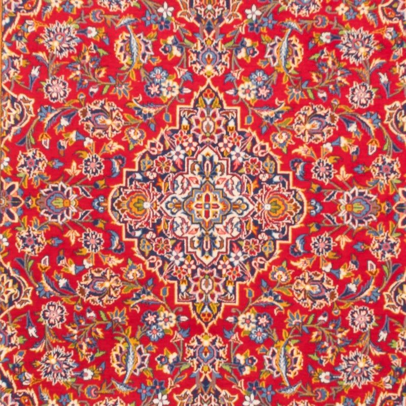 Alfombra persa - Keshan - 345 x 227 cm - rojo