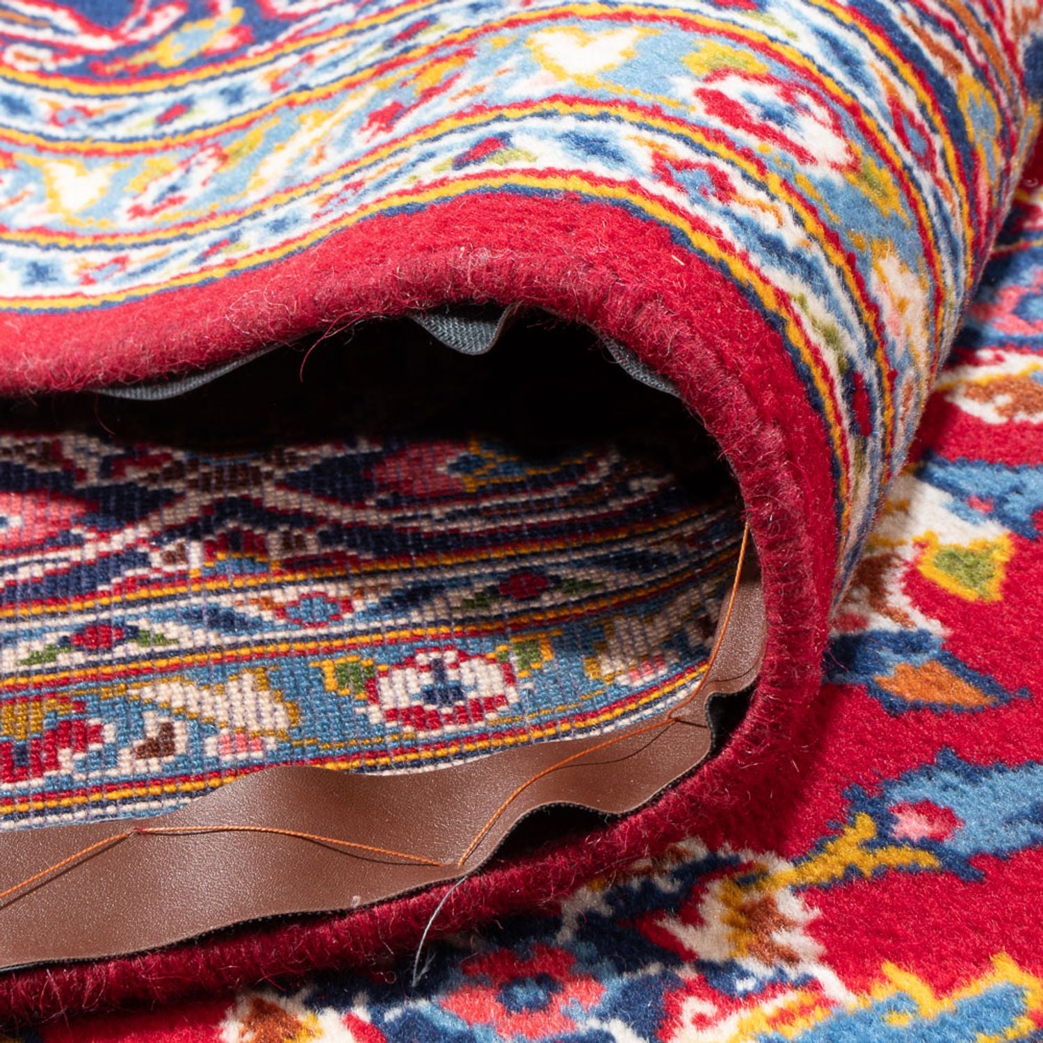 Alfombra persa - Keshan - 345 x 227 cm - rojo
