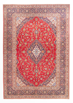 Alfombra persa - Keshan - 390 x 295 cm - rojo