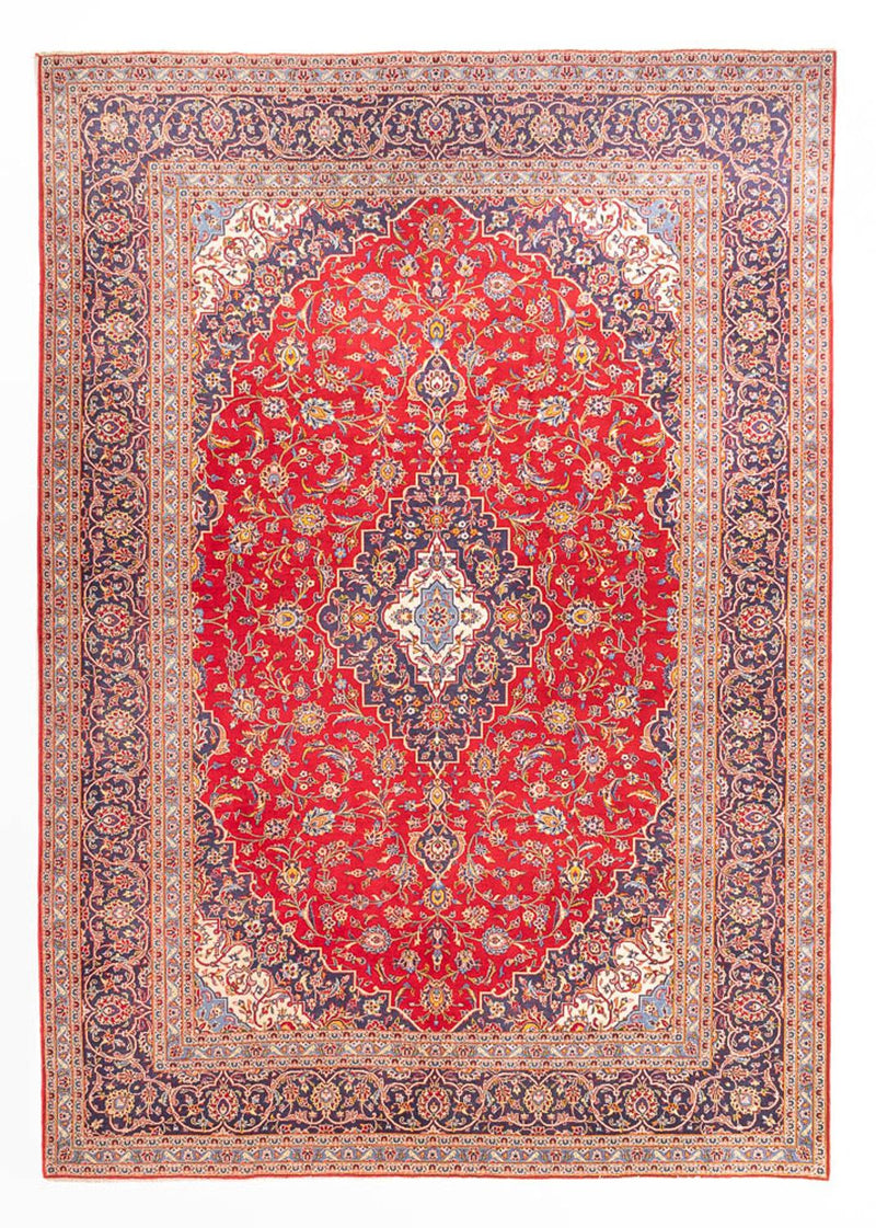 Alfombra persa - Keshan - 390 x 295 cm - rojo
