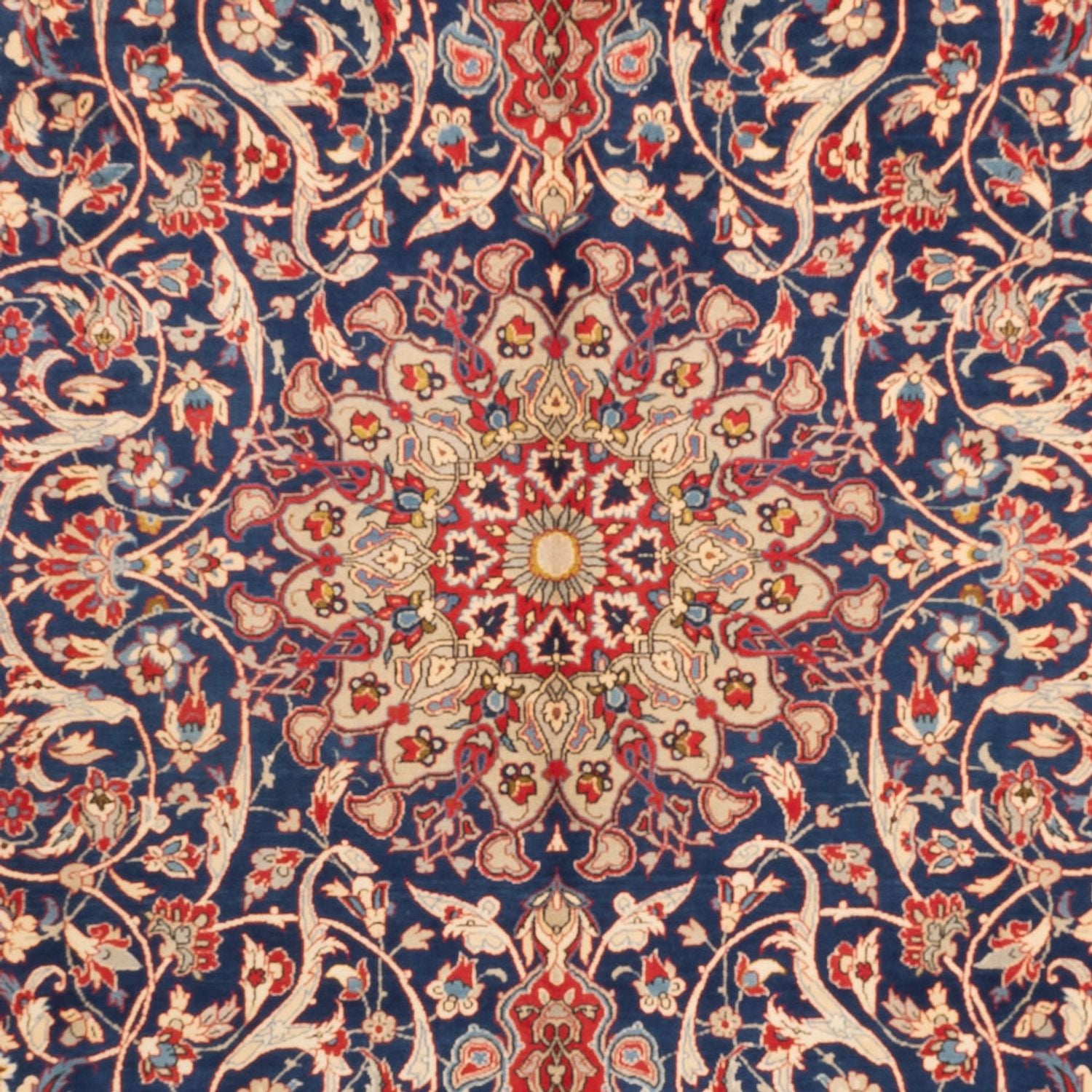 Alfombra persa - Clásica - 388 x 250 cm - azul oscuro