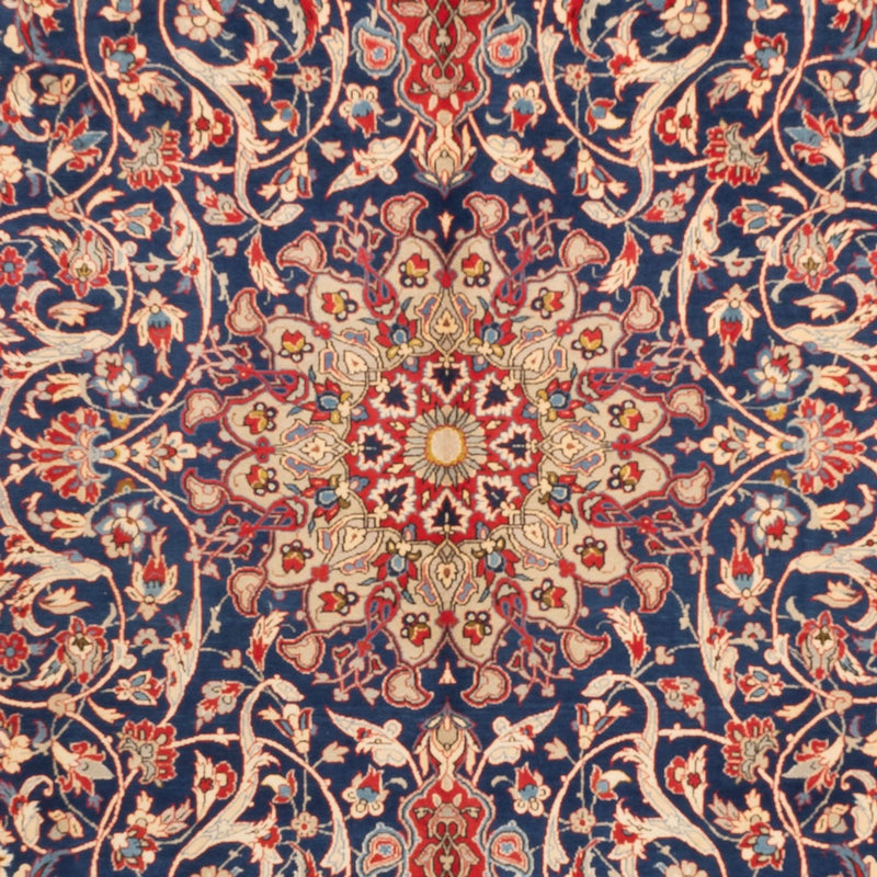 Alfombra persa - Clásica - 388 x 250 cm - azul oscuro