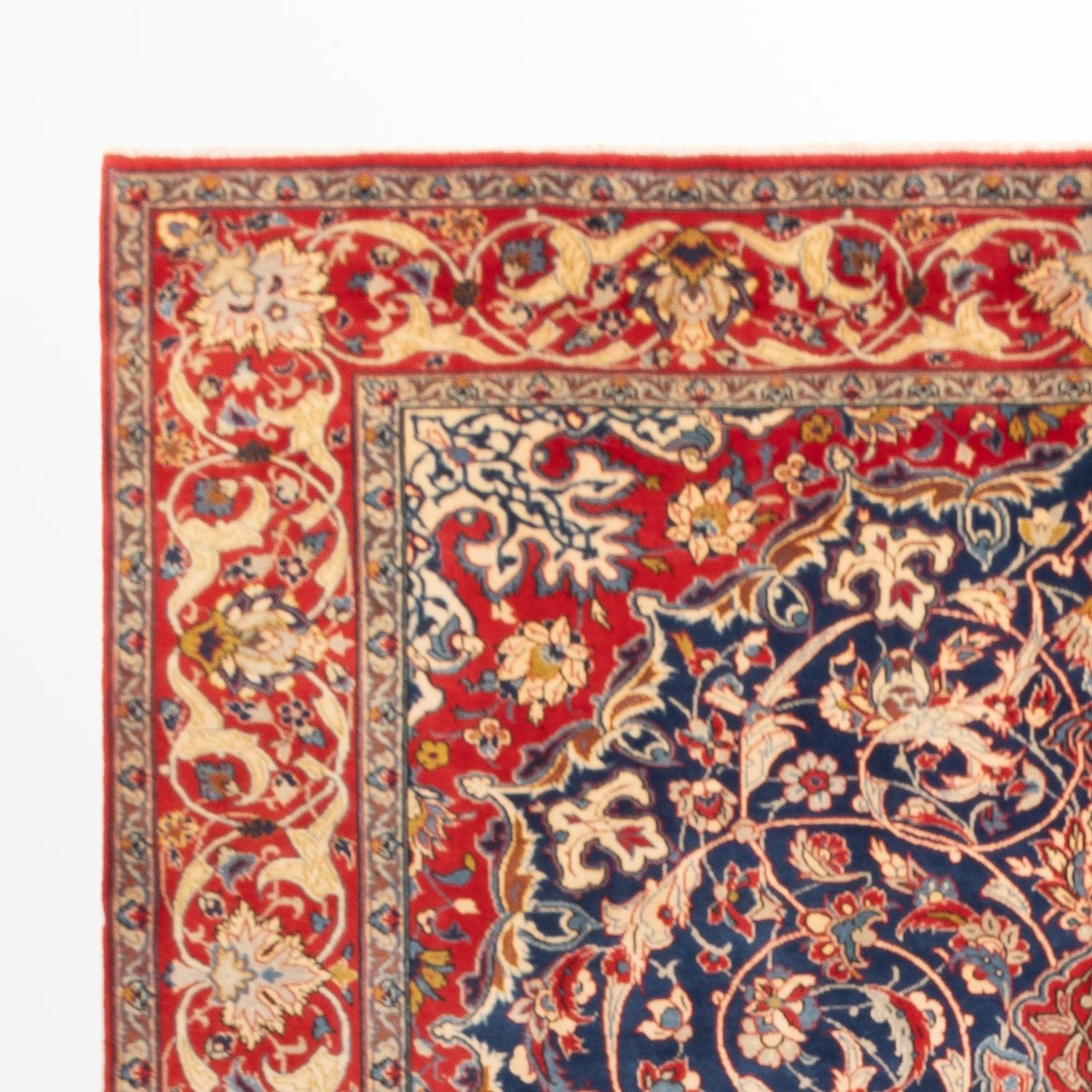 Alfombra persa - Clásica - 388 x 250 cm - azul oscuro