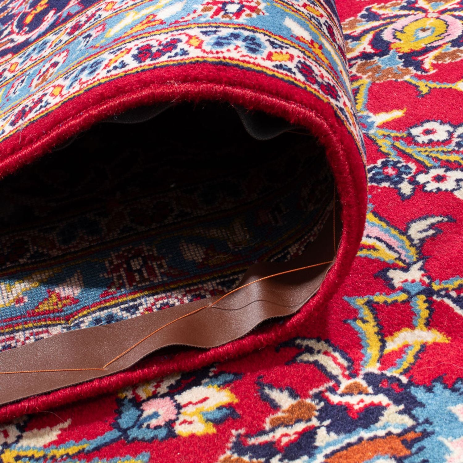 Alfombra persa - Keshan - 362 x 253 cm - rojo