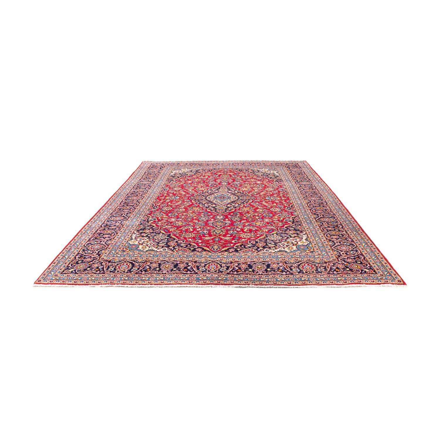 Alfombra persa - Keshan - 362 x 253 cm - rojo