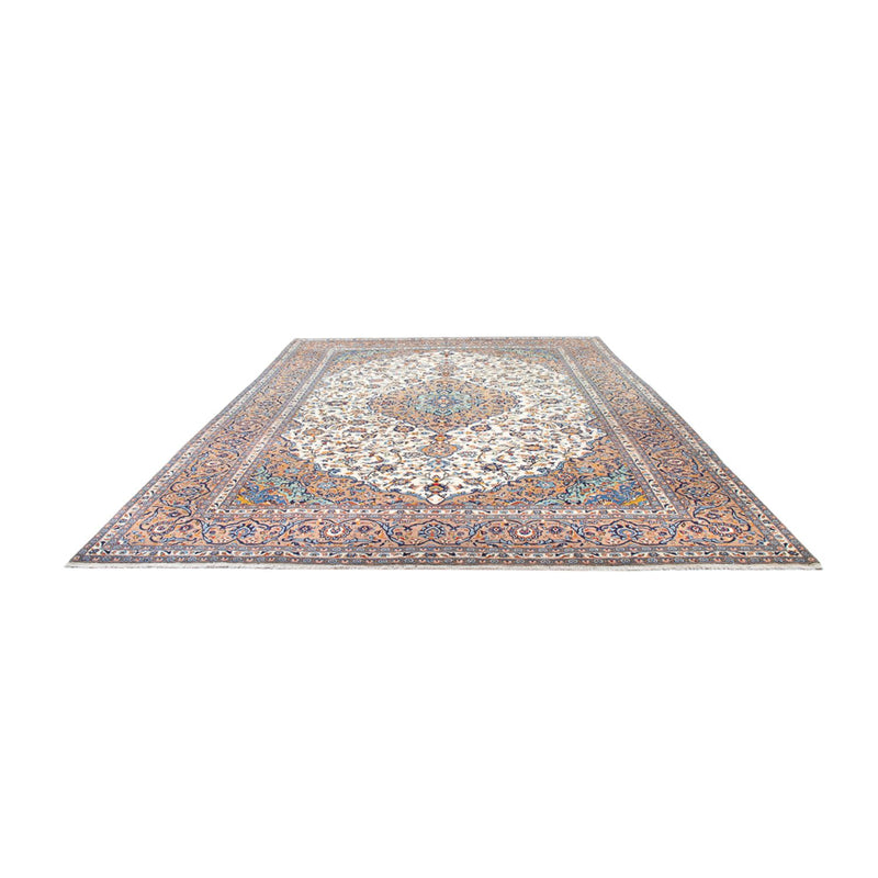Alfombra persa - Keshan - 405 x 302 cm - beige oscuro