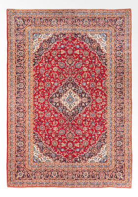 Alfombra persa - Keshan - 350 x 250 cm - rojo