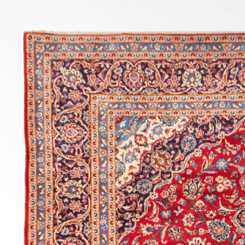 Alfombra persa - Keshan - 350 x 250 cm - rojo