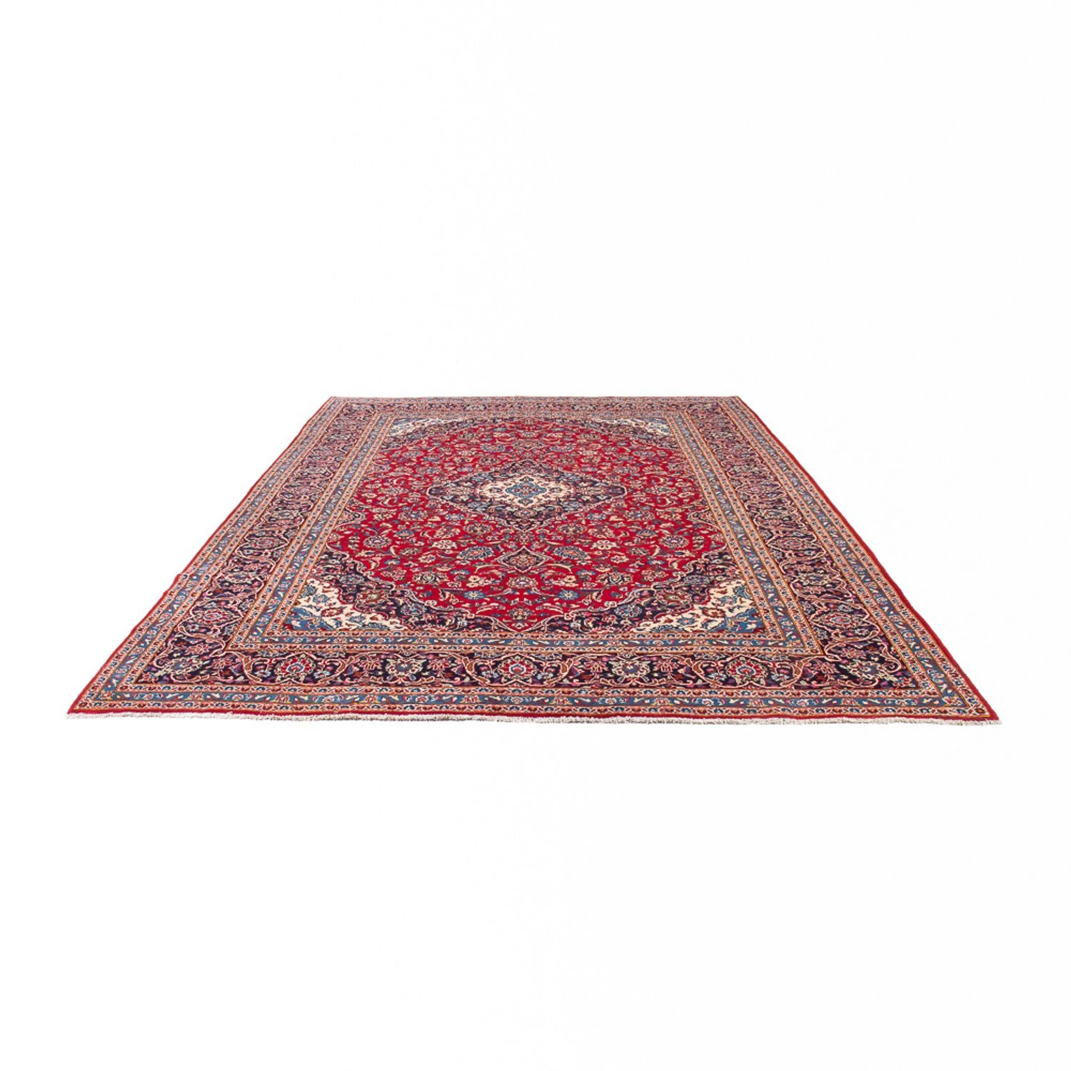 Alfombra persa - Keshan - 350 x 250 cm - rojo