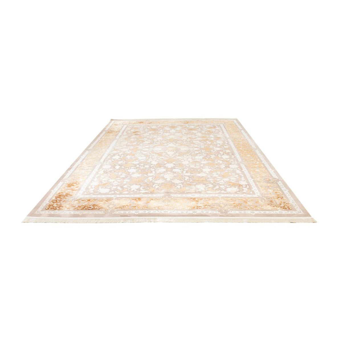 Alfombra tejida oriental - 350 x 250 cm - beige