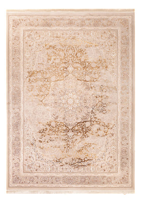 Alfombra tejida oriental - 350 x 250 cm - beige