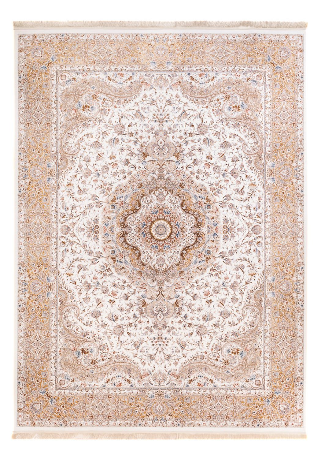 Alfombra tejida oriental - 350 x 250 cm - beige