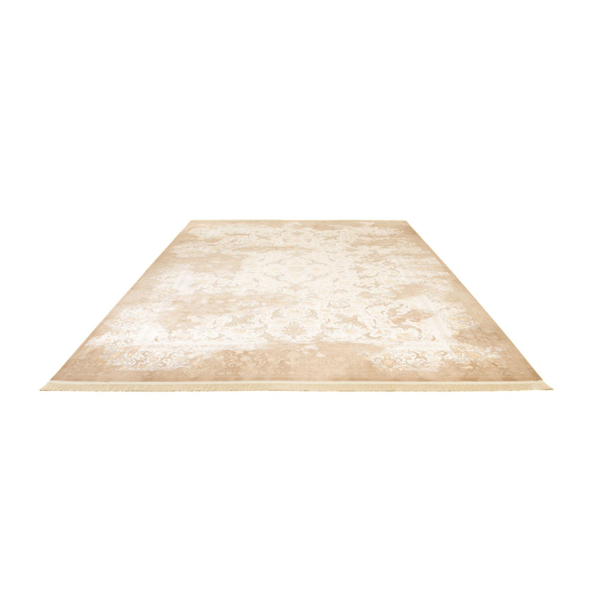 Alfombra tejida oriental - 350 x 250 cm - beige