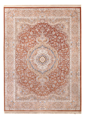 Alfombra tejida oriental - 350 x 250 cm - beige oscuro