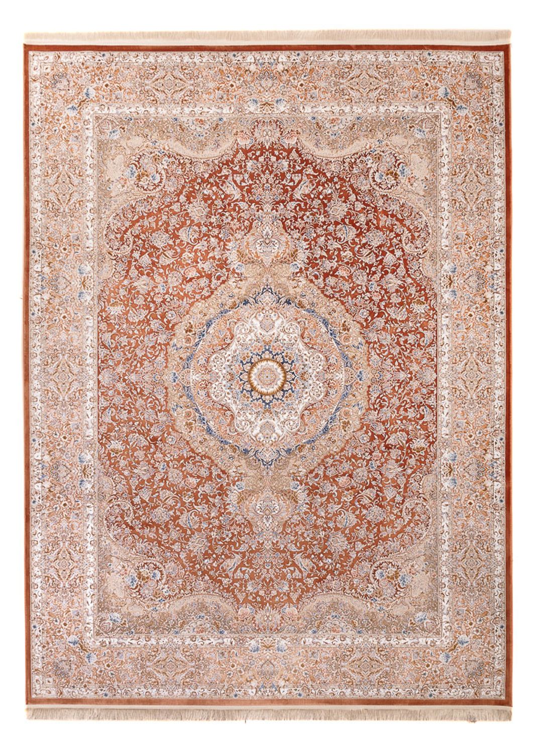 Alfombra tejida oriental - 350 x 250 cm - beige oscuro