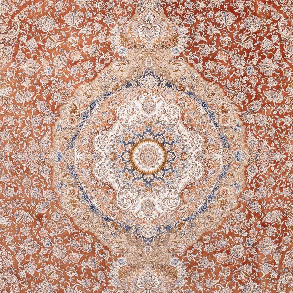Alfombra tejida oriental - 350 x 250 cm - beige oscuro