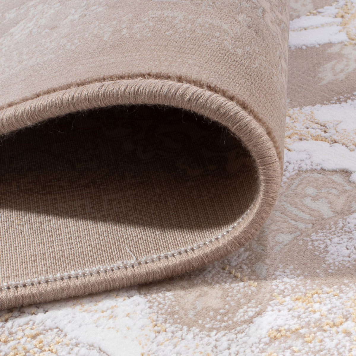 Alfombra tejida oriental - 350 x 250 cm - beige