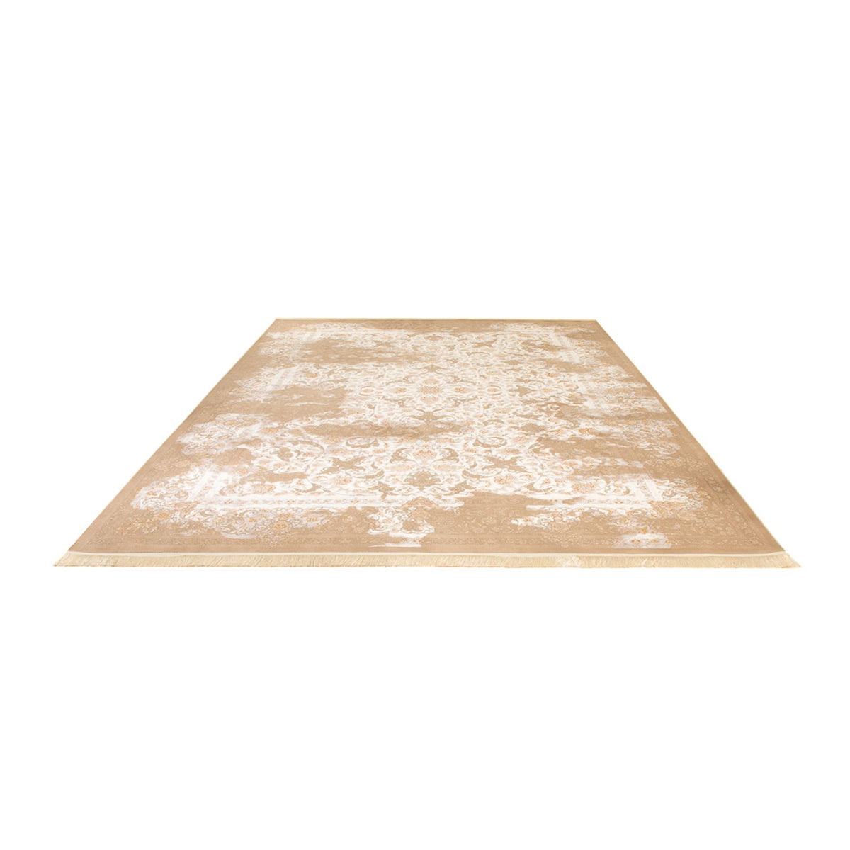 Alfombra tejida oriental - 350 x 250 cm - beige