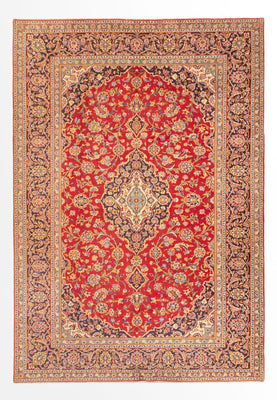 Alfombra persa - Keshan - 350 x 242 cm - rojo