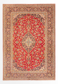 Alfombra persa - Keshan - 350 x 242 cm - rojo