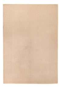 Alfombra de lana - 201 x 144 cm - beige