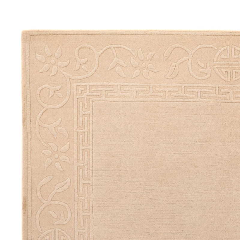 Alfombra de lana - 201 x 144 cm - beige