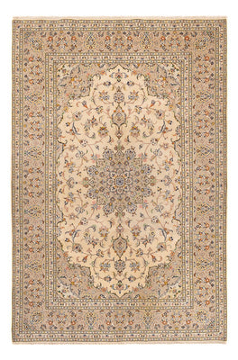 Alfombra persa - Keshan - 295 x 194 cm - beige claro