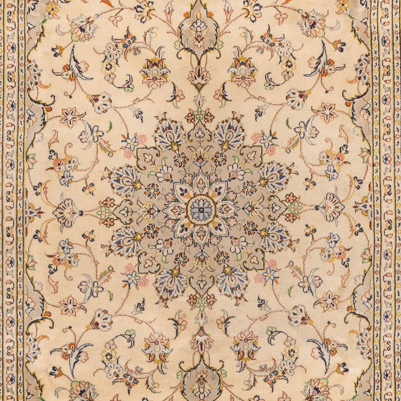 Alfombra persa - Keshan - 295 x 194 cm - beige claro