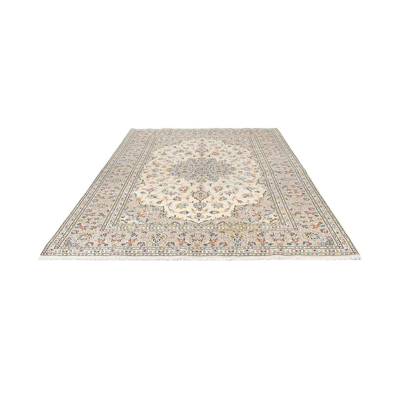 Alfombra persa - Keshan - 295 x 194 cm - beige claro