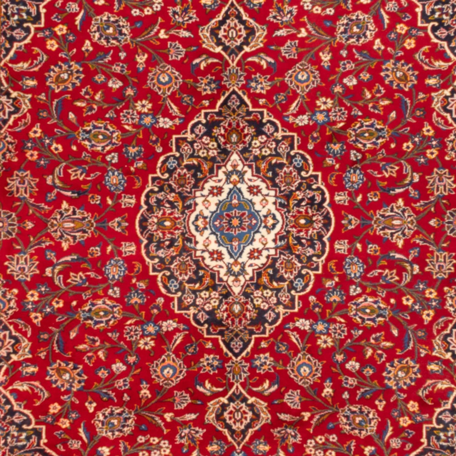 Alfombra persa - Keshan - 335 x 260 cm - rojo