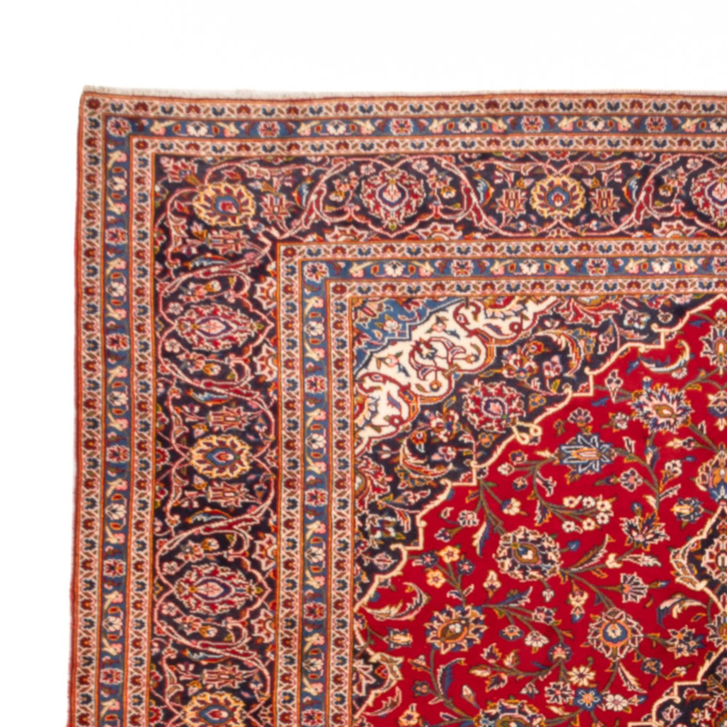 Alfombra persa - Keshan - 335 x 260 cm - rojo