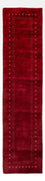 Alfombra de pasillo Alfombra Gabbeh - Indus - 300 x 80 cm - rojo