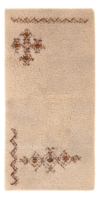 Alfombra bereber - 143 x 75 cm - beige
