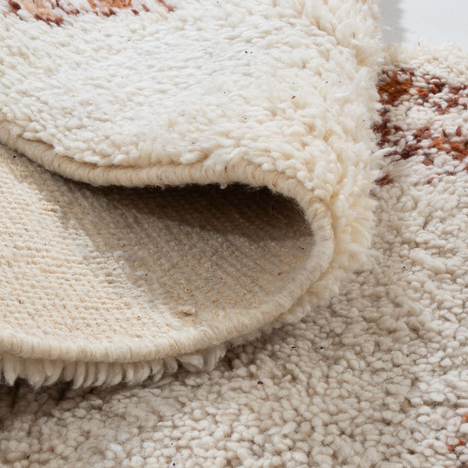 Alfombra bereber - 143 x 75 cm - beige