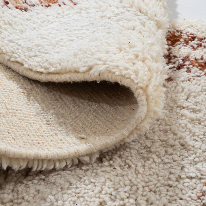 Alfombra bereber - 143 x 75 cm - beige