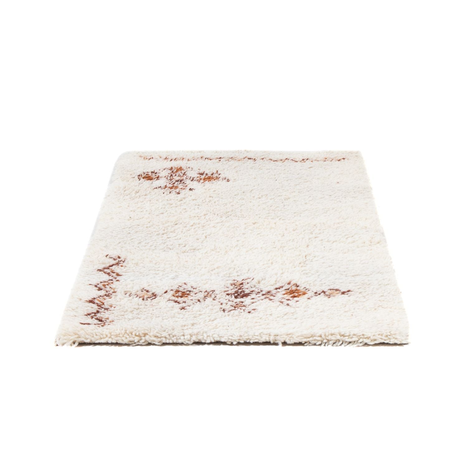Alfombra bereber - 143 x 75 cm - beige