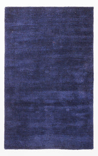 Alfombra Gabbeh - Indus - 150 x 90 cm - azul oscuro