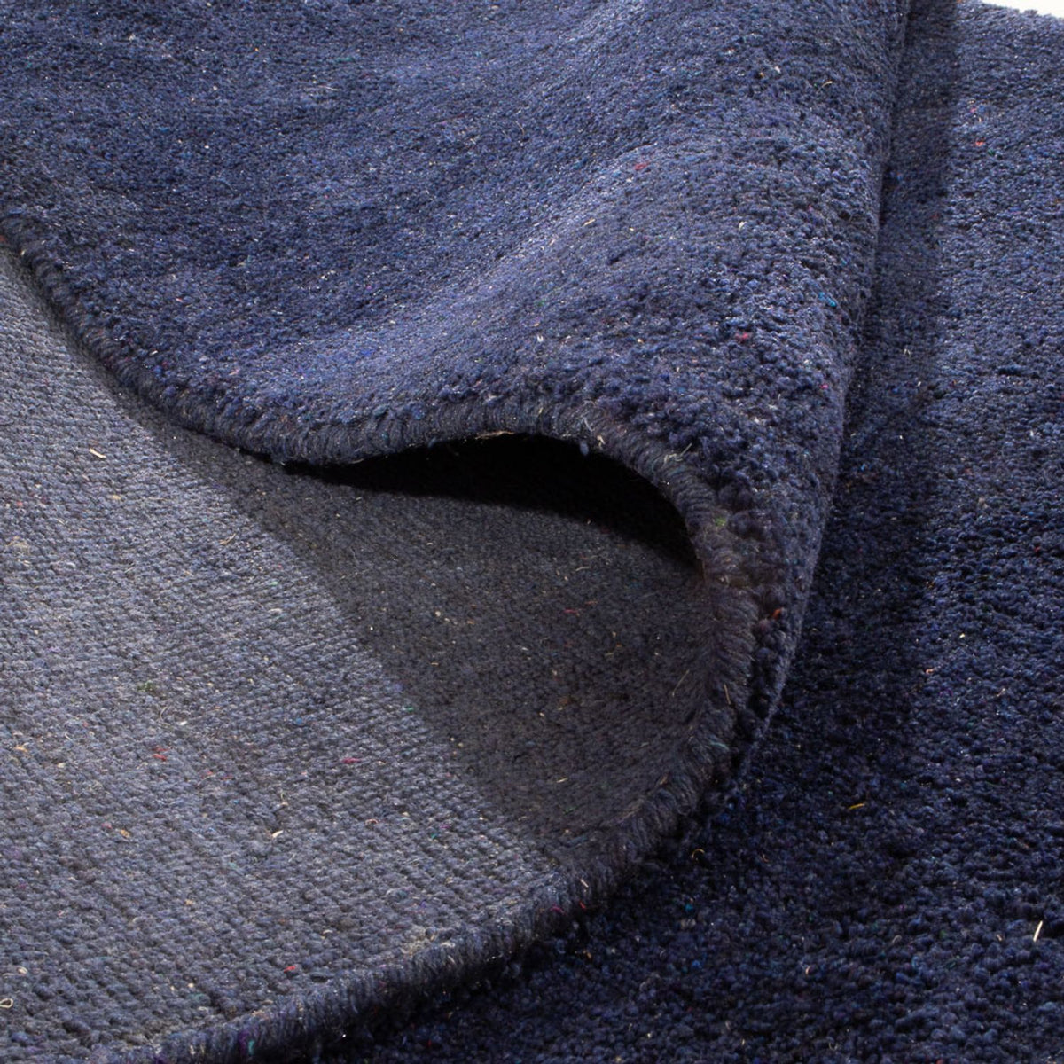 Alfombra Gabbeh - Indus - 150 x 90 cm - azul oscuro