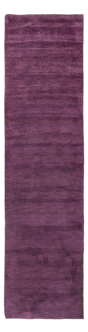 Alfombra de pasillo Alfombra Gabbeh - Indus - 300 x 80 cm - púrpura