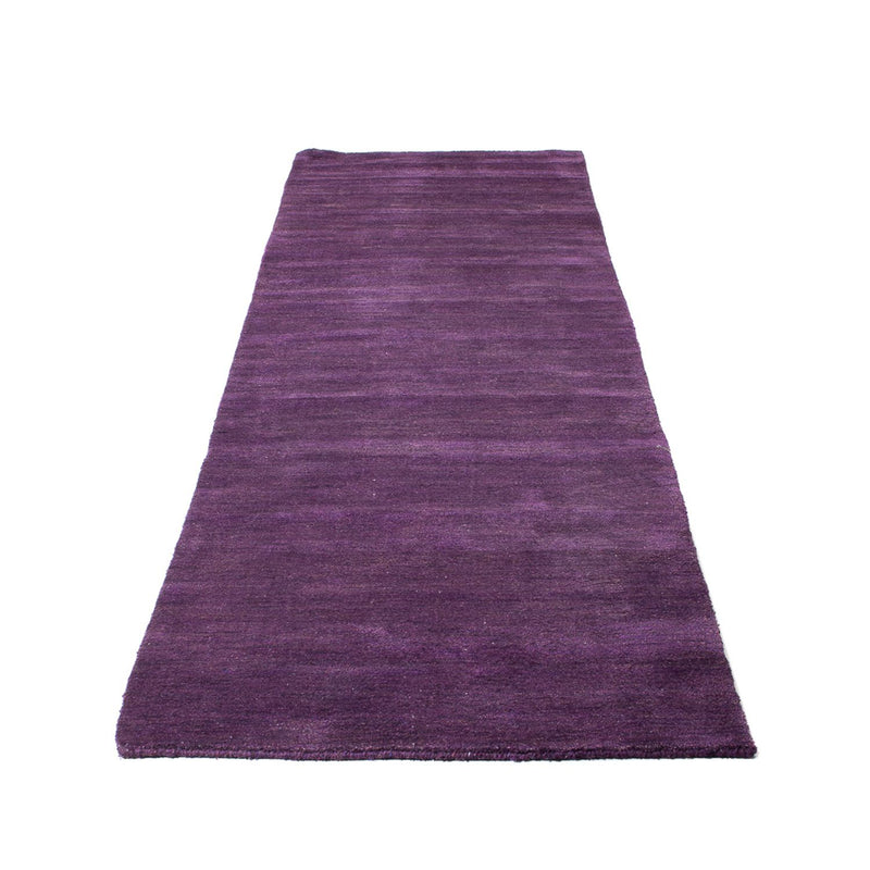 Alfombra de pasillo Alfombra Gabbeh - Indus - 300 x 80 cm - púrpura