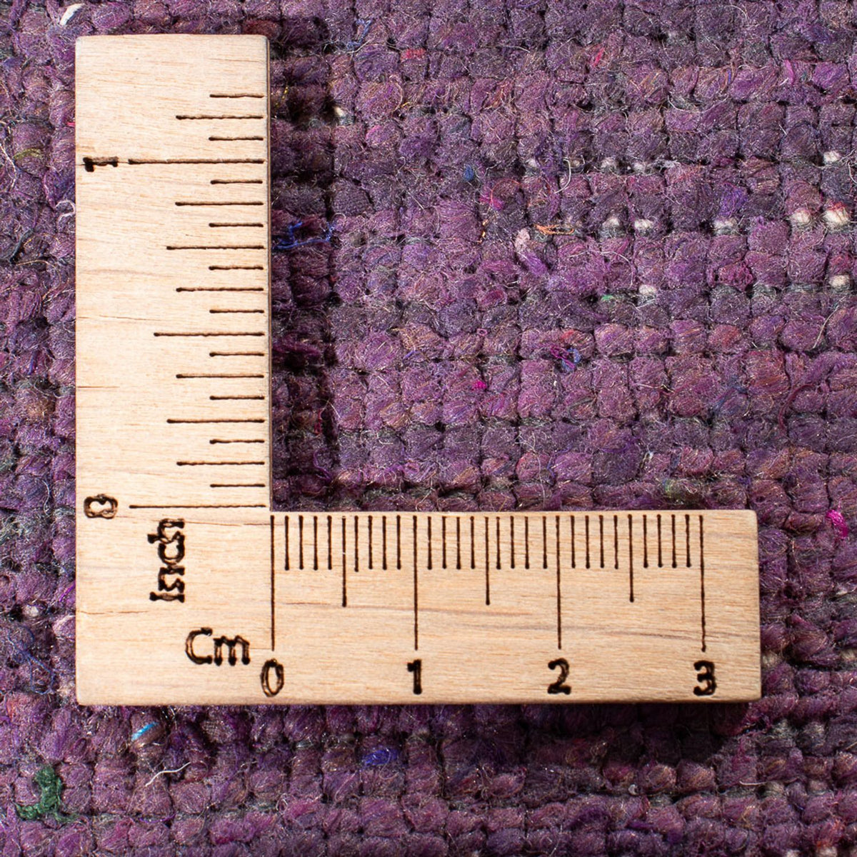 Alfombra de pasillo Alfombra Gabbeh - Indus - 300 x 80 cm - púrpura