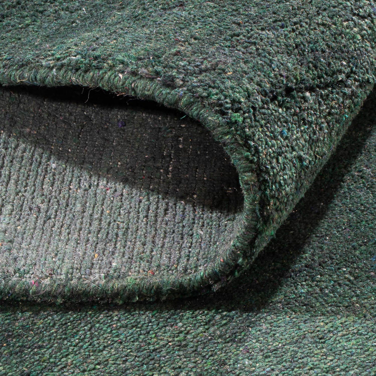 Alfombra de pasillo Alfombra Gabbeh - Indus - 300 x 80 cm - verde