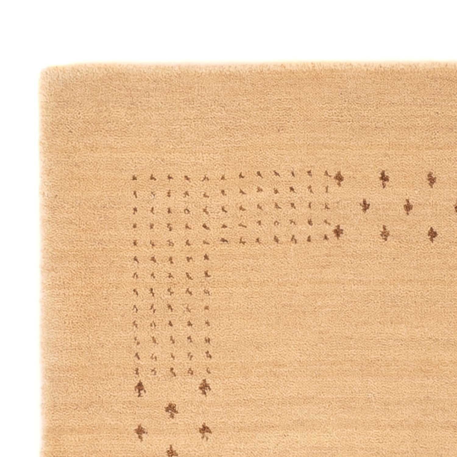 Alfombra Gabbeh - Loribaft Indus - 93 x 63 cm - beige