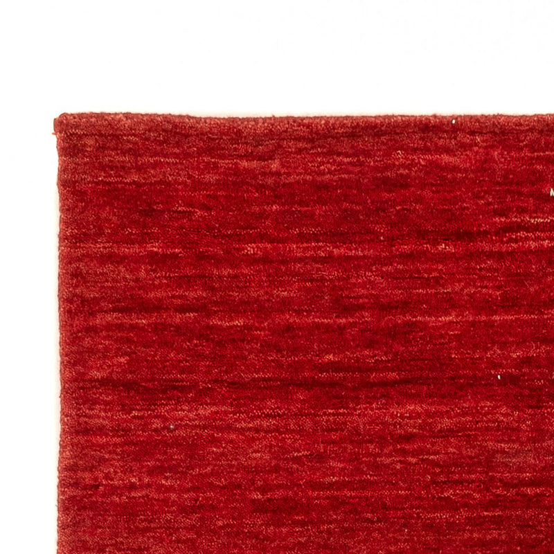 Alfombra de pasillo Alfombra Gabbeh - Indus - 200 x 80 cm - rojo