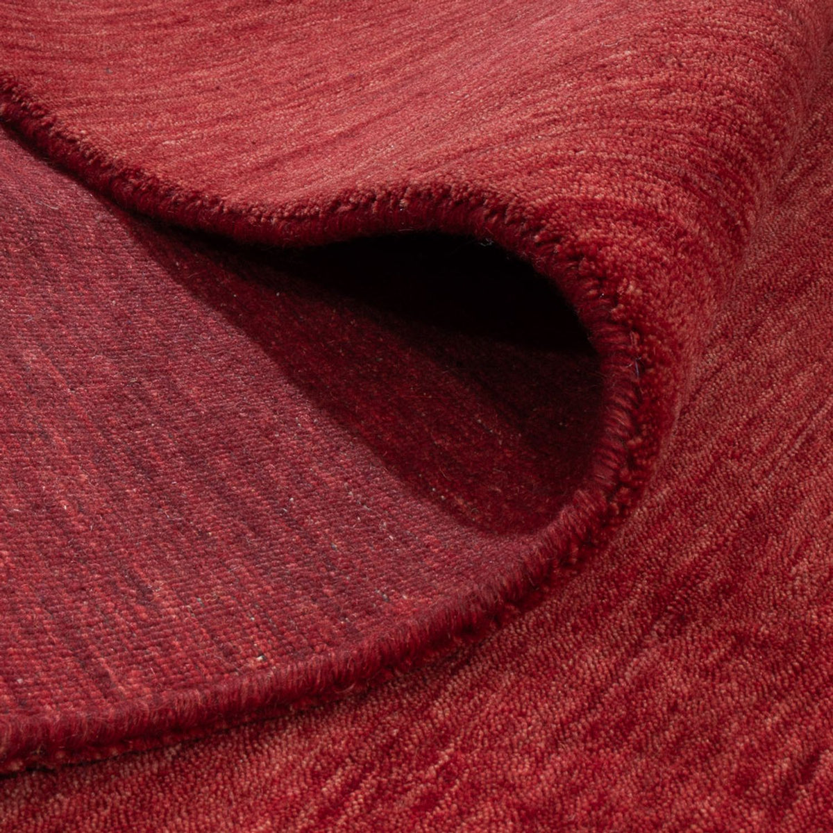 Alfombra de pasillo Alfombra Gabbeh - Indus - 200 x 80 cm - rojo