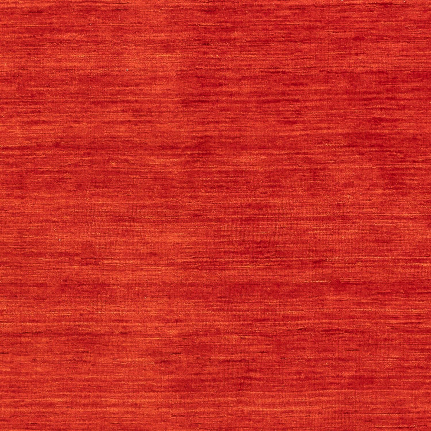 Alfombra Gabbeh - Loribaft Indus cuadrado  - 200 x 200 cm - rojo