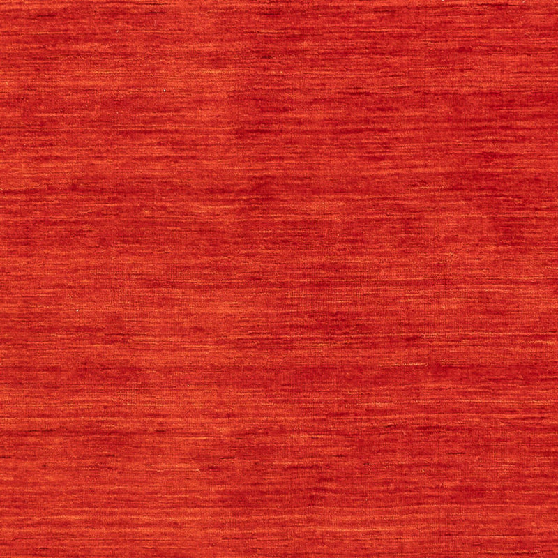 Alfombra Gabbeh - Loribaft Indus cuadrado  - 200 x 200 cm - rojo