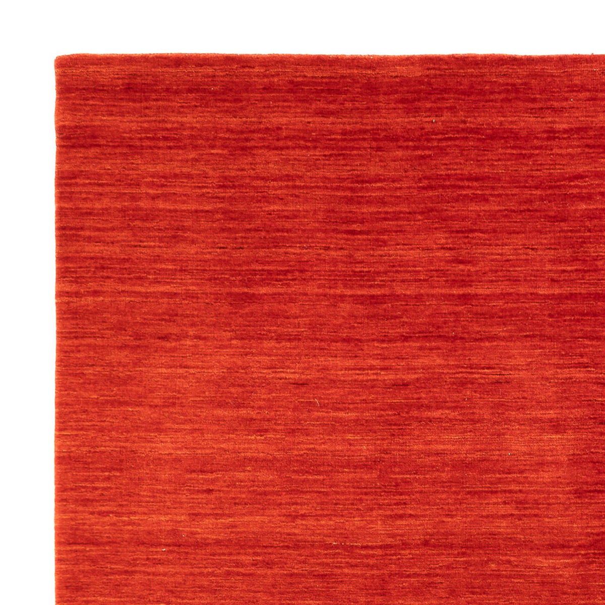 Alfombra Gabbeh - Loribaft Indus cuadrado  - 200 x 200 cm - rojo